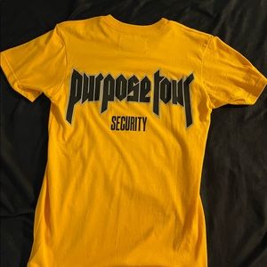 Justin Bieber tour T-shirt